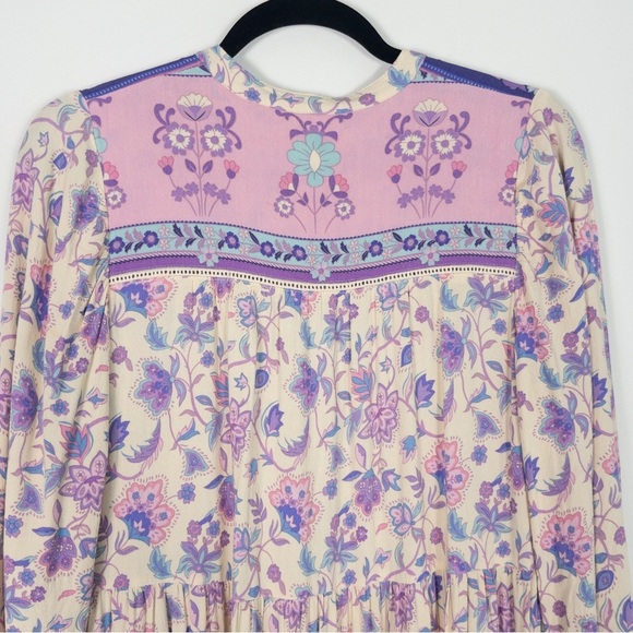 Spell & The Gypsy Portobello Road Lavender Floral Maxi Dress - Picture 13 of 13